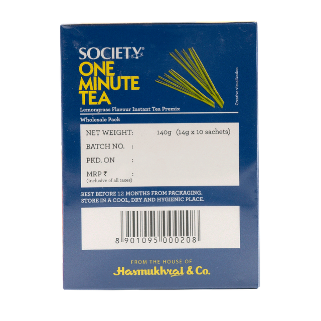 Society Ginger Lemongrass Instant Tea Premix
