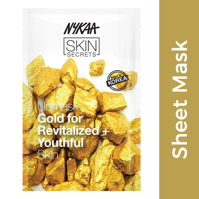 Nykaa Skin Secrets Gold Sheet Mask 20 ml Combo