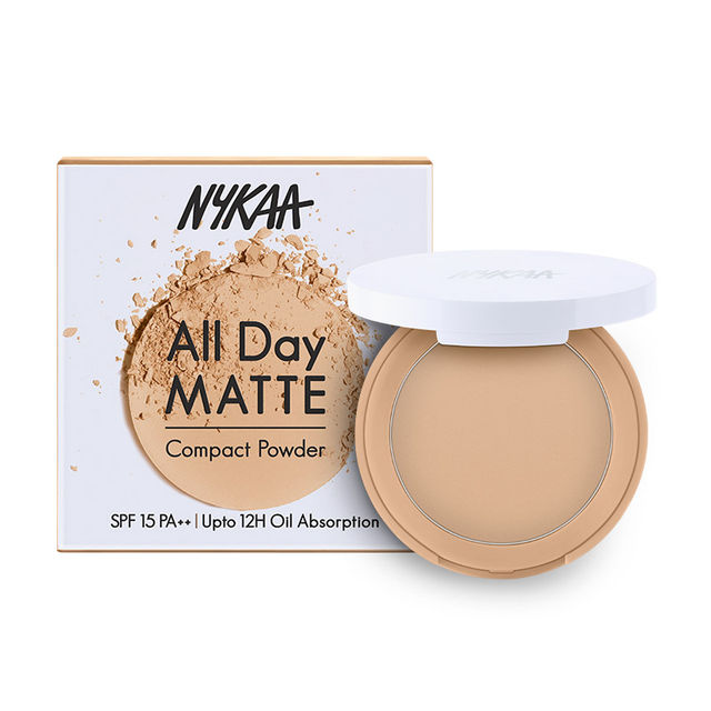 Nykaa Compact Powder - Sand | Upto 12 Hour Oil Control
