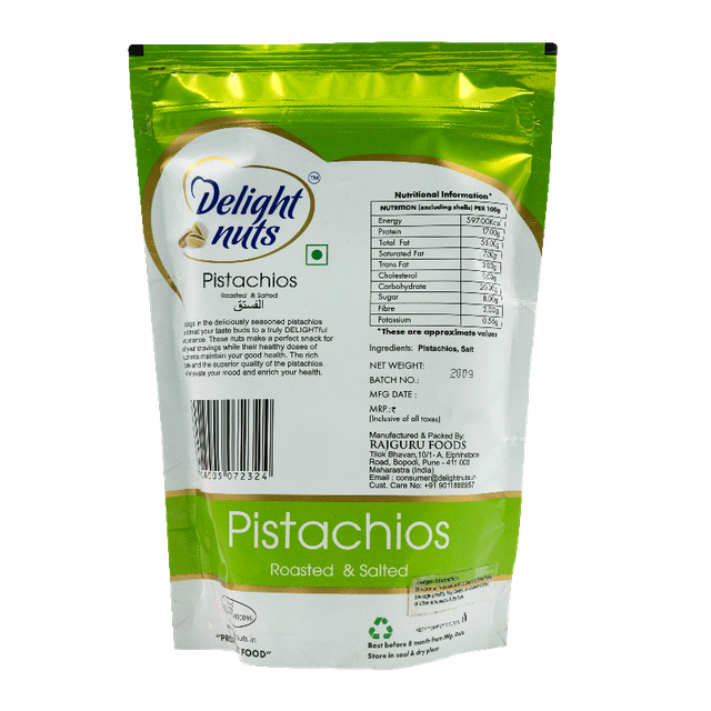 Delight Nuts Pista Roasted & Salted
