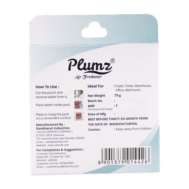 Plumz Mesmerising Jasmine Bathroom Air Freshener Blocks