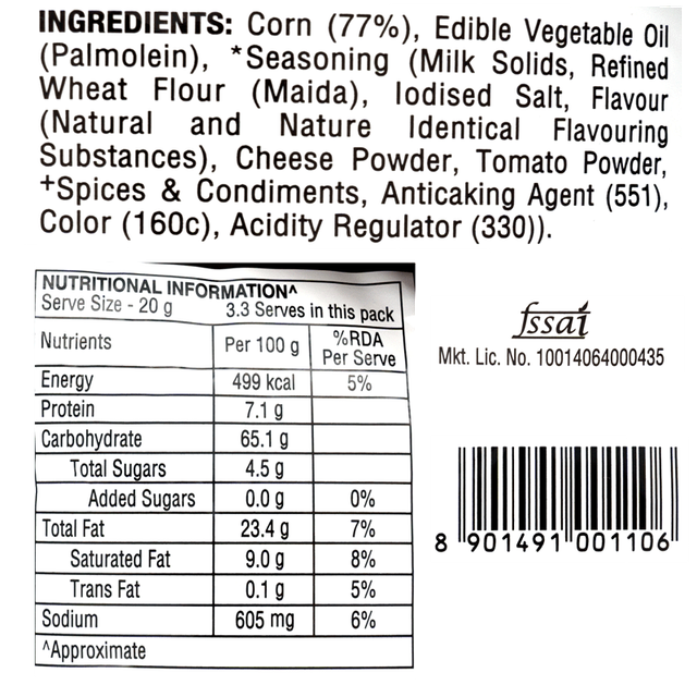Doritos Nacho Chips - Cheese Flavour 53 g Combo