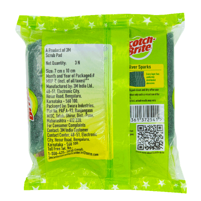 Scotch brite Silver Sparks Scrub Pad