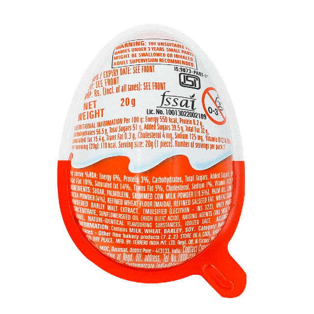 Kinder Joy Chocolate Snack With Surprise Pink 20 g Combo