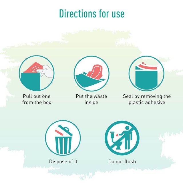 Sirona Sanitary Pads and Diapers Disposal Bag