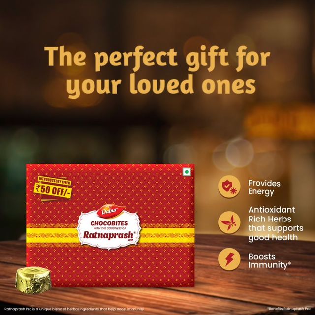 Dabur Chocolates with the goodness of Ratnaprash