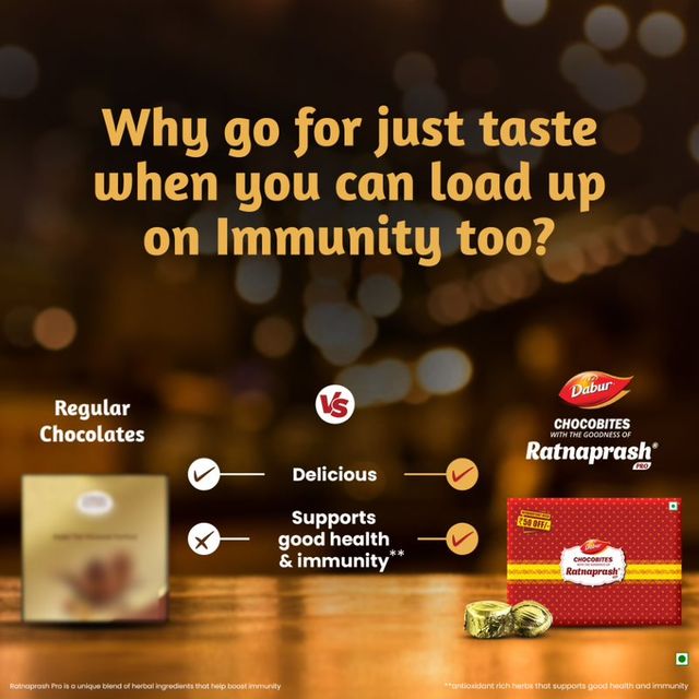 Dabur Chocolates with the goodness of Ratnaprash