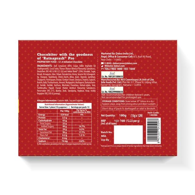 Dabur Chocolates with the goodness of Ratnaprash