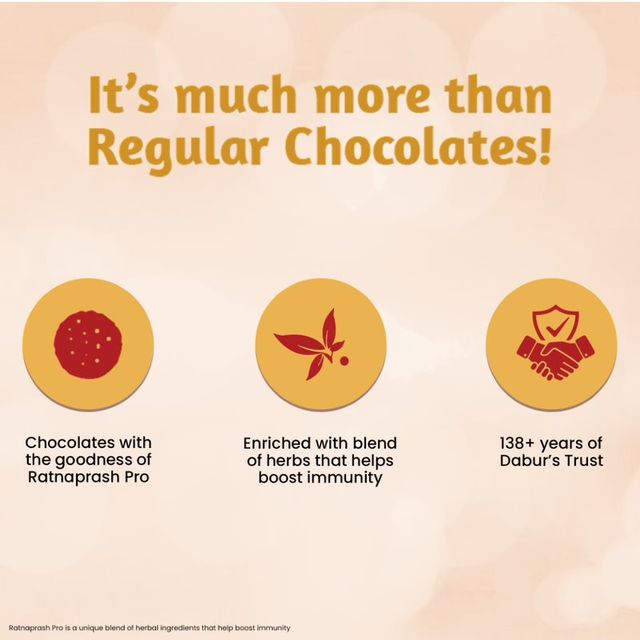 Dabur Chocolates with the goodness of Ratnaprash