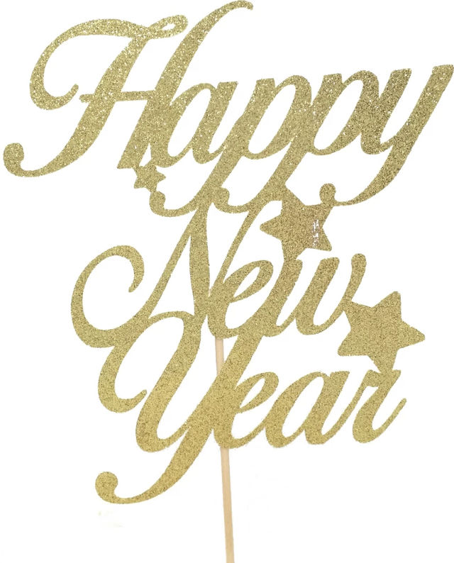 Oye Happy Cake Topper (Happy New Year)