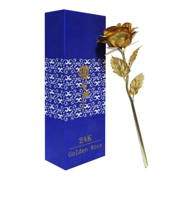 Gold Foil Rose (2x3)