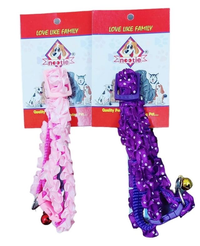 Nootie Bow Collar Pack of 1 (Assorted Color)