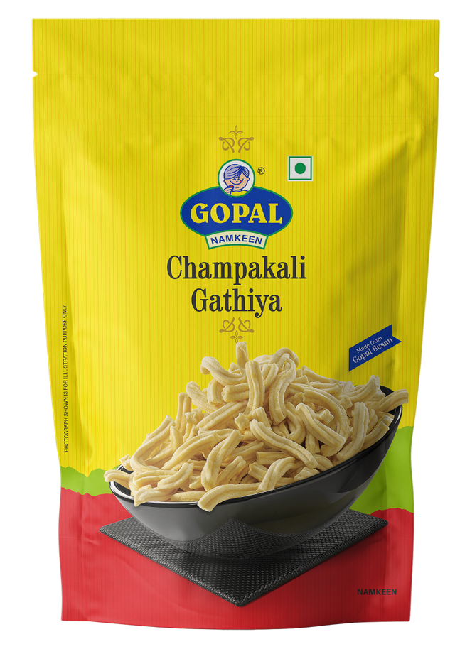 Buy Gopal Namkeen Champakali Gathiya at ₹40 | Instant Online Delivery ...