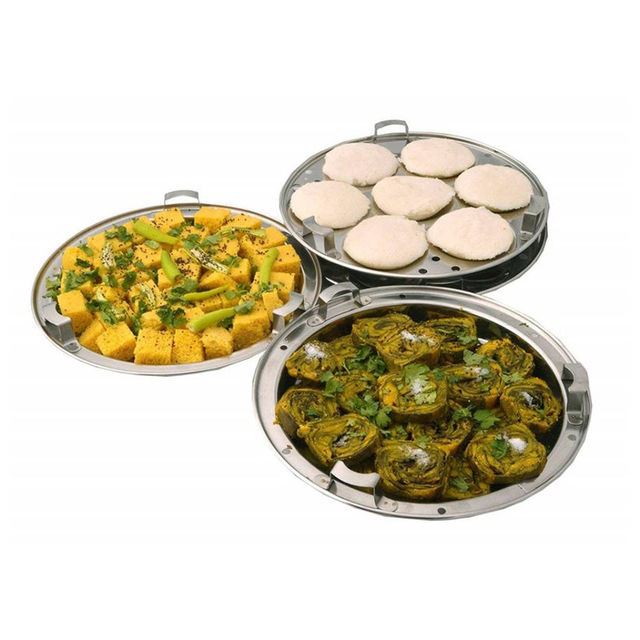 Softel�Stainless Steel Multi Kadai | 6-Pieces | Silver | 2 Litre