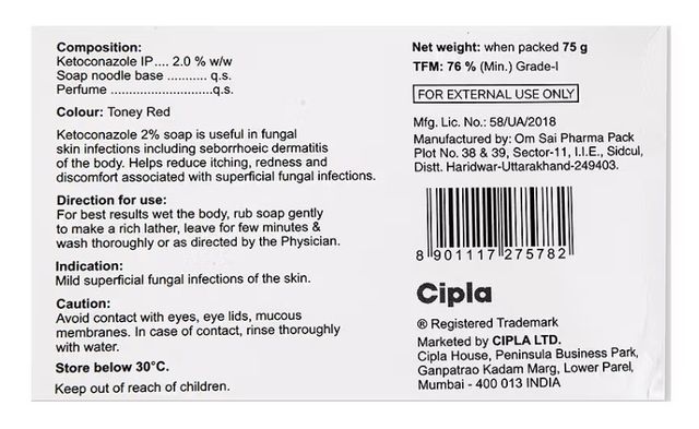 Ketocip Soap 75g