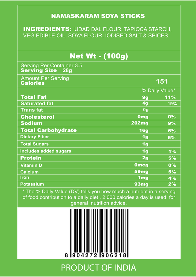 Namaskaram Soya Sticks