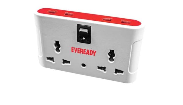 Eveready EverProtect Multiplug i4 With LED Indicator | 1 Pcs