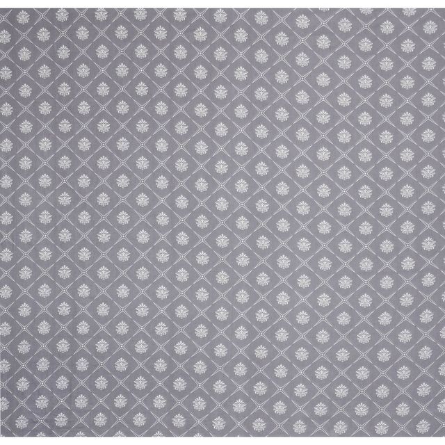 Florida Elastic Fitted Double Bed Cotton Bedsheet with 2 Pillow Cover | 240x275 cm Grey