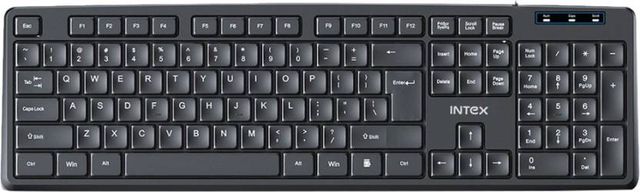Intex IT-KB333/Corona G Wired USB Multi-device Keyboard (Black)