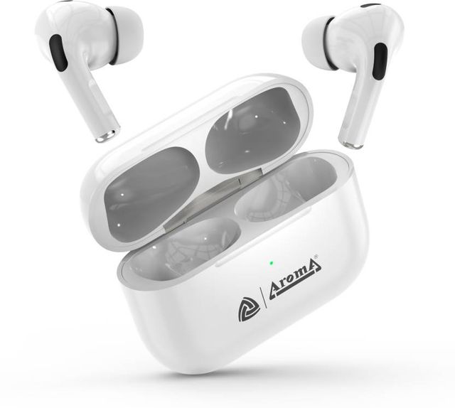 Aroma NB140 Ninja - 40 Hours Playback | TWS | Fast Charing | Fast charing | Deep Bass | White
