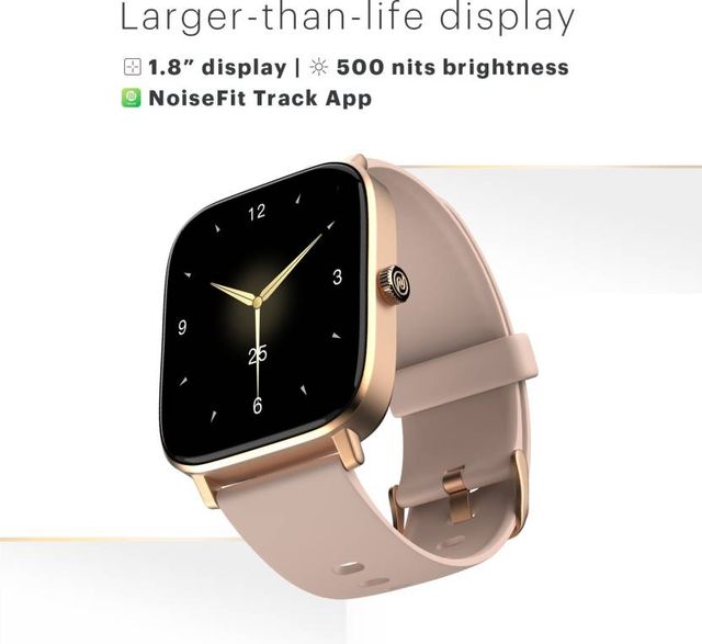 Noise Colorfit Icon 2 Smartwatch  Women's Edition with Bluetooth Calling | 1.8" Display | SpO2 Sensor - Rose Pink