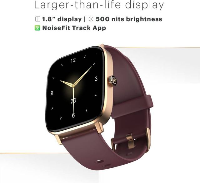 Noise ColorFit Icon 2 Smartwatch - Deep Wine