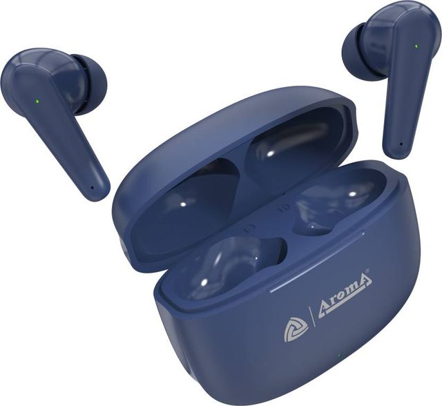Aroma NB140 Superstar - 55 Hours Playback | TWS | Fast Charing | Dual Device Compatible | Blue