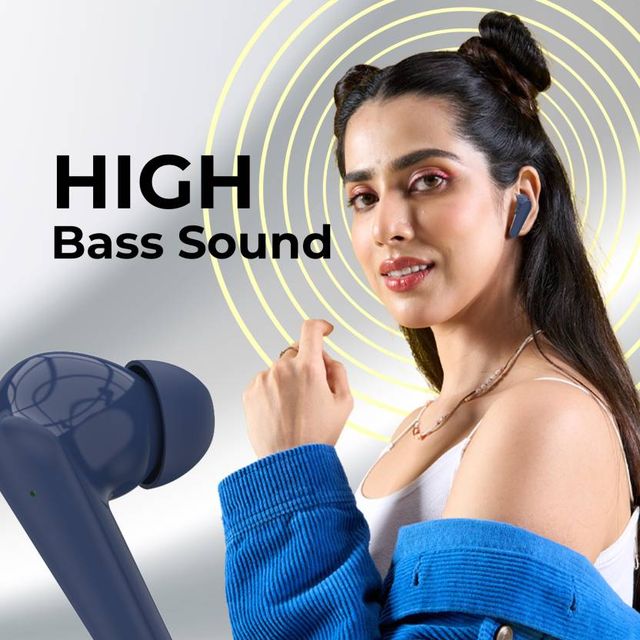 Aroma NB140 Superstar - 55 Hours Playback | TWS | Fast Charing | Dual Device Compatible | Blue