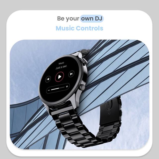 Noise  Evolve 4 Smartwatch with Bluetooth Calling | 1.46" Display | SOS Technology - Elite Black