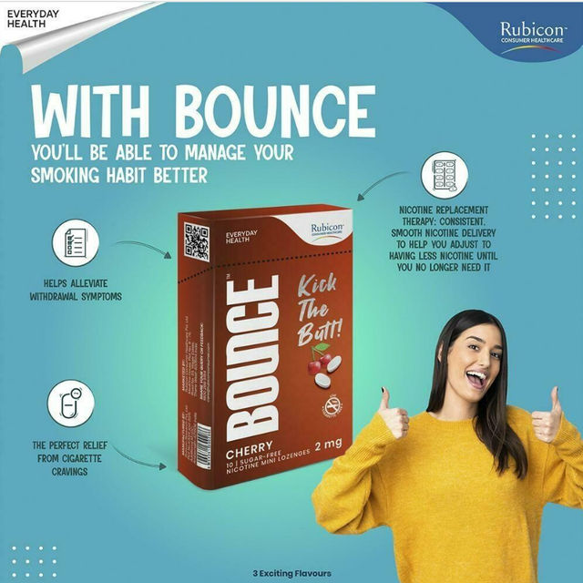 Rubicon Bounce Nicotine Lozenges 2mg Cherry 