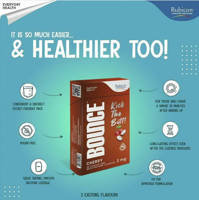 Rubicon Bounce Nicotine Lozenges 2mg Cherry 
