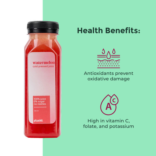 Pluckk Cold Pressed Watermelon Juice