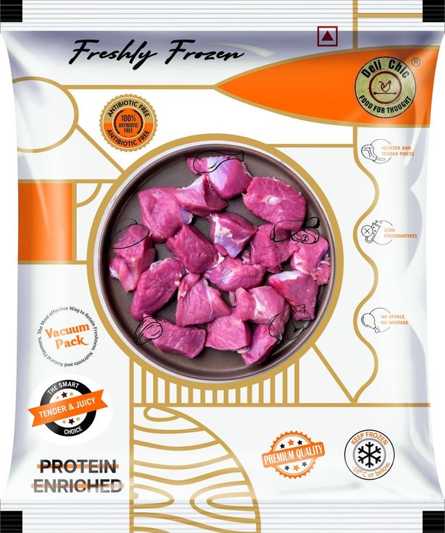 Deli Chic Mutton Boneless Freshly Frozen