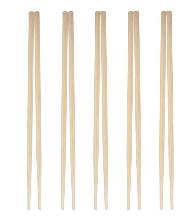 Fackelmann Bamboo Chopsticks | 22.5 Cm | Bag Of 10 Chopsticks | Reusable Easily Washable & Hygienic