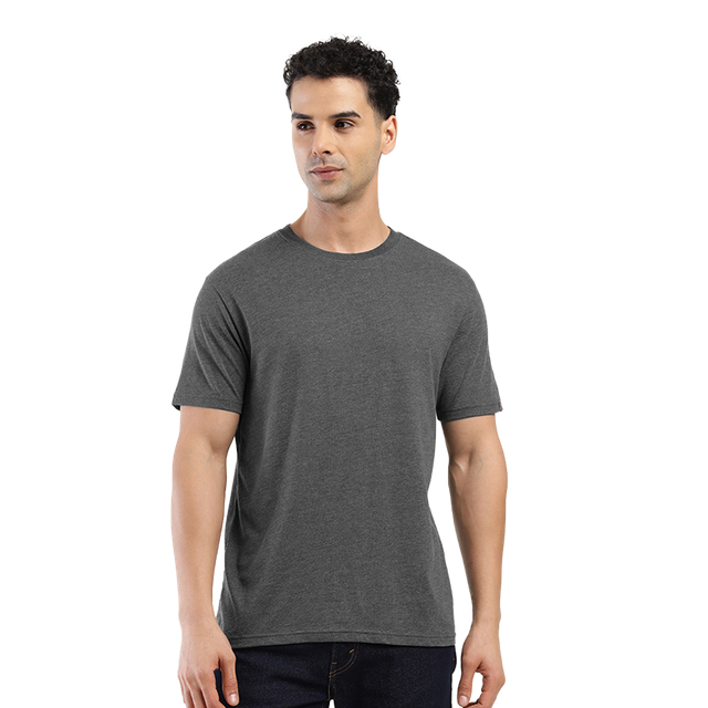 Levi's Men's Poly Cotton Round Neck T-shirt | Dark Grey - XL
