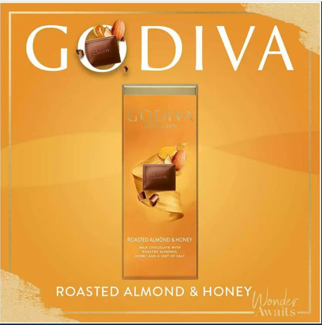 Godiva Roasted Almonds & Honey Chocolate