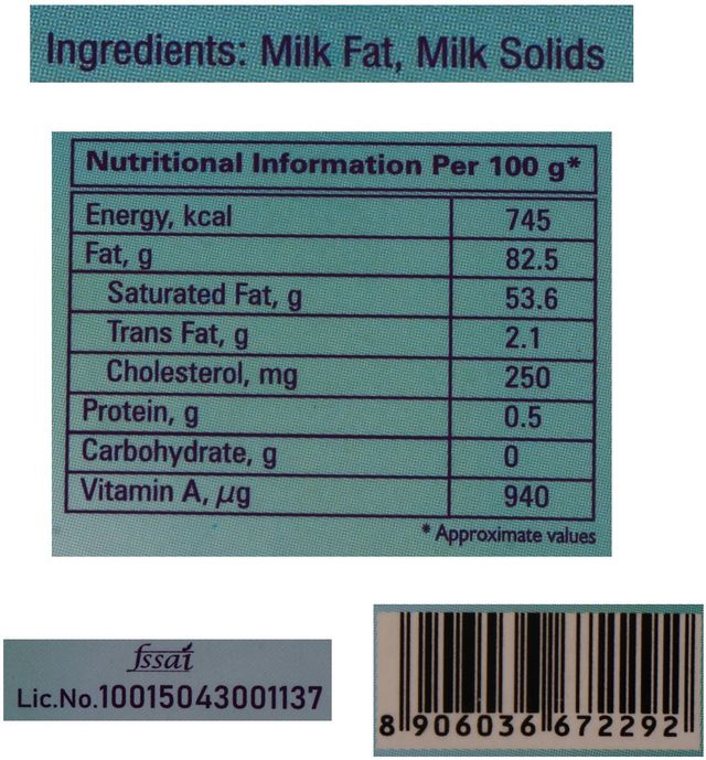 Nandini Unsalted Butter 