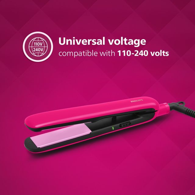 Philips Titanium Hair Straightener|SilkProtect Technology|2 Temperature Settings|BHS332/00