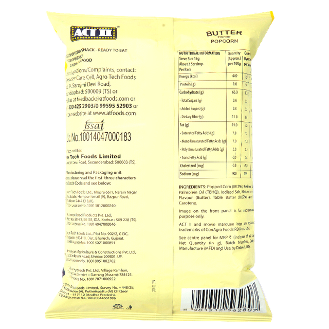 ACT II Butter Popcorn 47 g Combo
