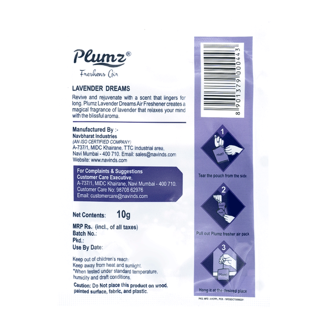 Plumz Air Freshener Lavender Dreams (10g)