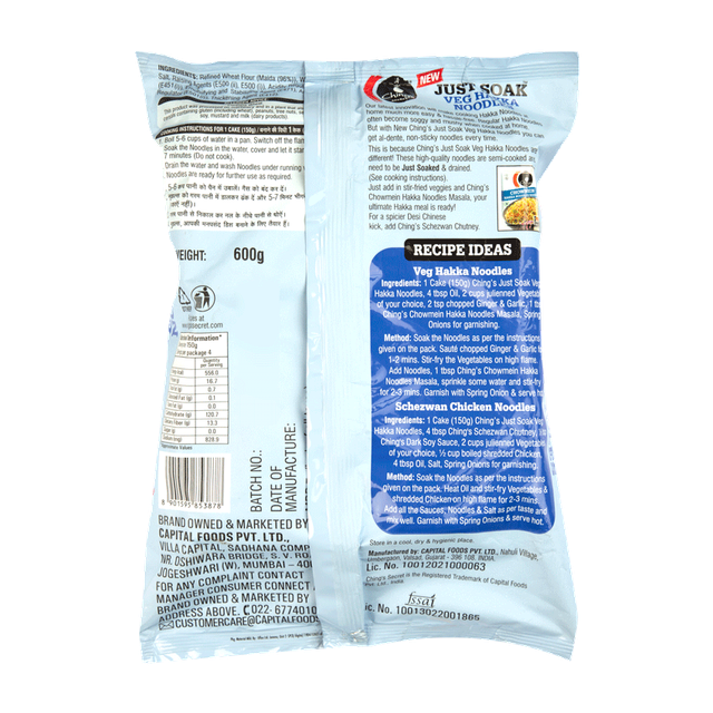 Ching's Secret Just Soak - Veg Hakka Noodles