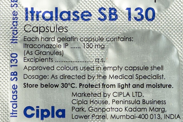 Itralase Sb 130Mg Capsule