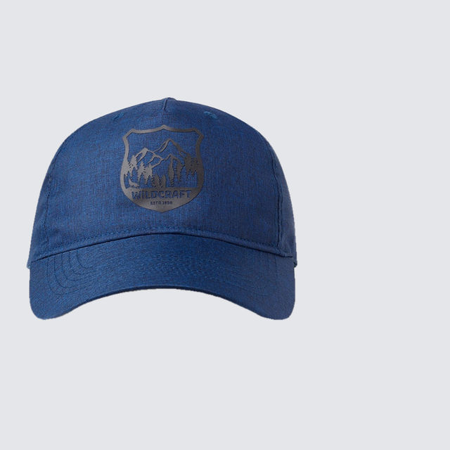 Buy Wildcraft Unisex Solid Cotton Cap | Blue - Free Size Online