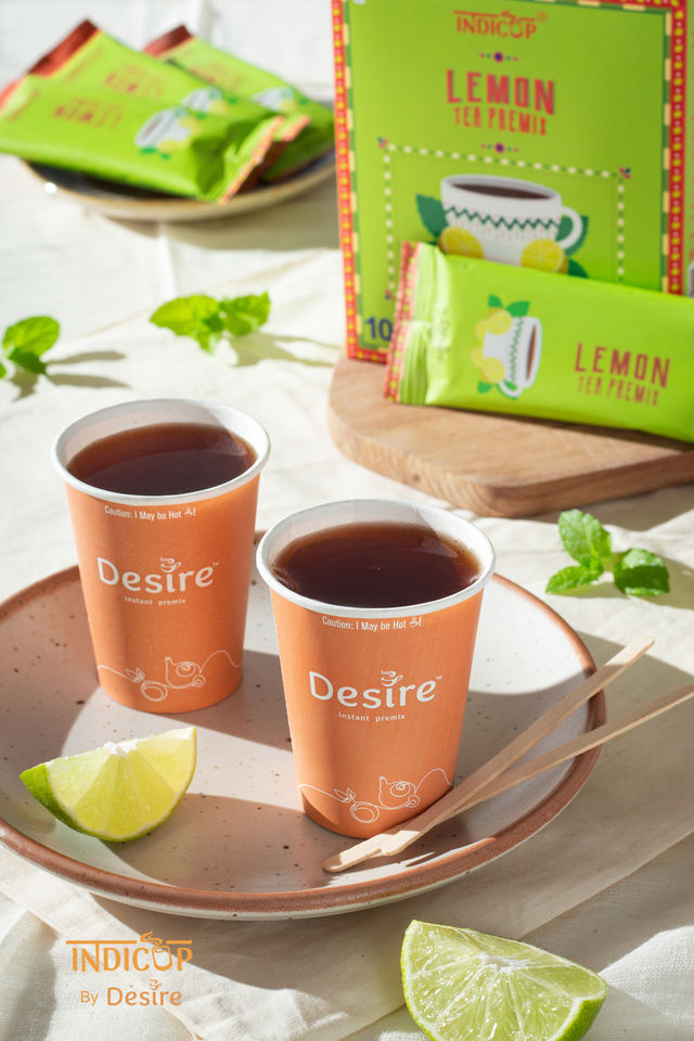 Indicup Lemon Tea Premix Instant Black Tea