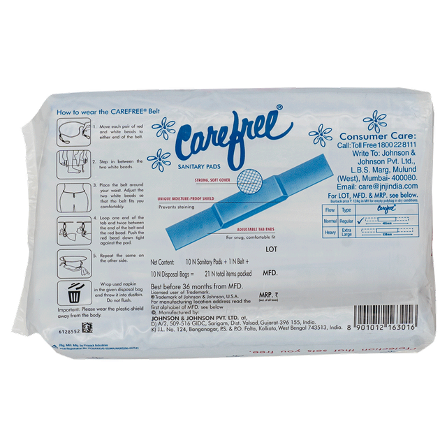 Carefree Regular Sanitary Pads