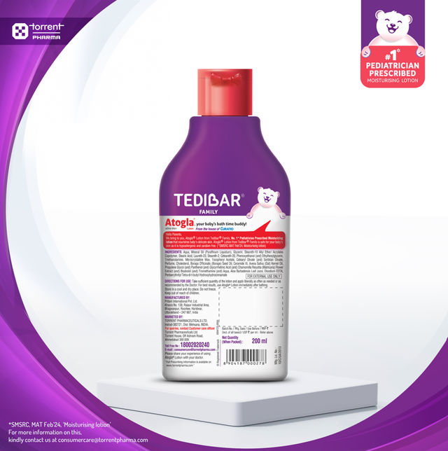 Tedibar Family Baby Lotion For Kids | 0+ months