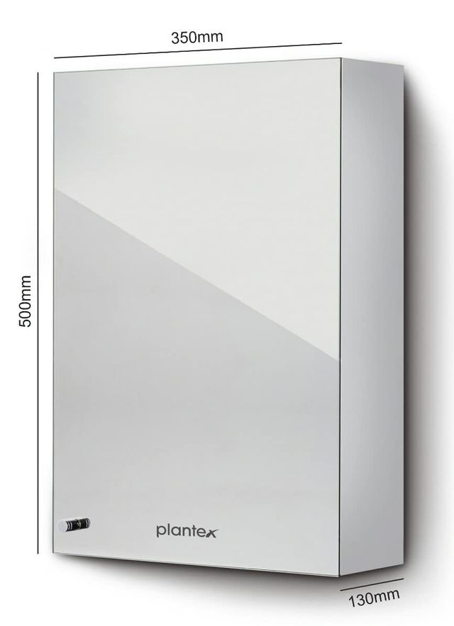 Buy Plantex 14x20 Stainless Steel Bathroom Mirror Cabinet Online ...