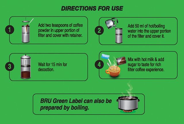 Bru Green Label Light Filter Coffee