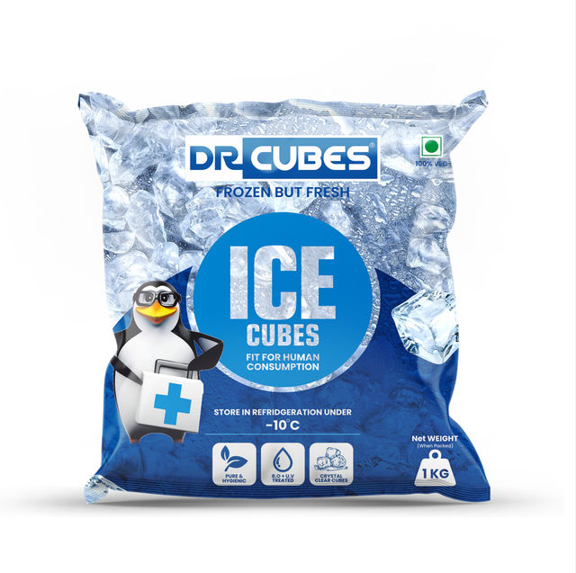 Bisleri Club Soda(750 ml) & Dr. Cubes Ice Cubes(1 kg) Combo