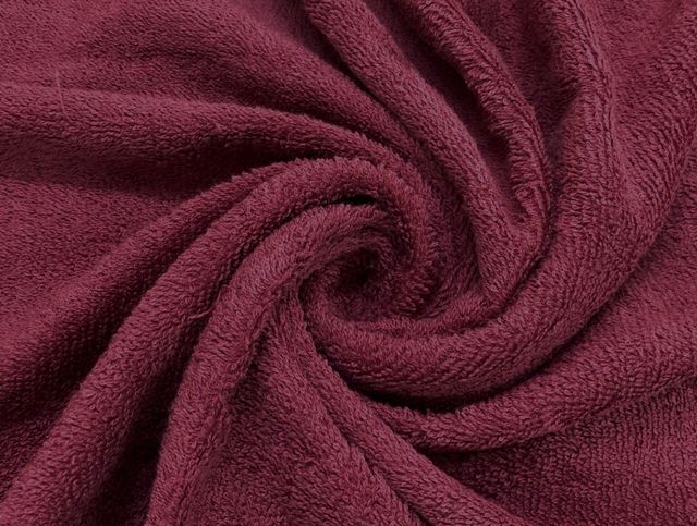 Welspun 100% Cotton Anti Bacterial Dark Red Hand Towel For Men And Women Pack Of 2